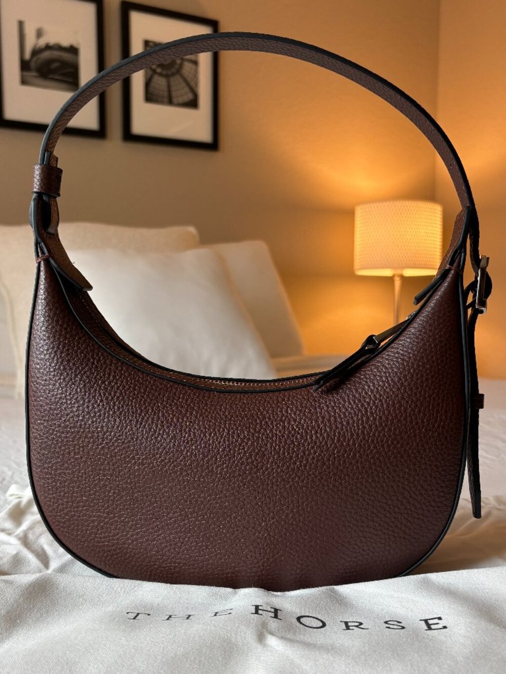The Horse Friday bag in Coffee (brown) Leather with Silver Hardware - Picture 2 of 7